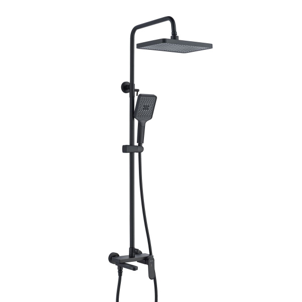 Душевая система Shevanik S4536H, черный