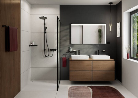 Душевая система Hansgrohe Activera S 28074670. черный матовый 28074670