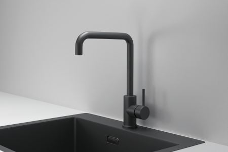 Смеситель для кухни Granula Kitchen Space 7110 черный матовый