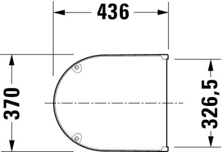 Сиденье для унитаза Duravit Starck 3 0063810000