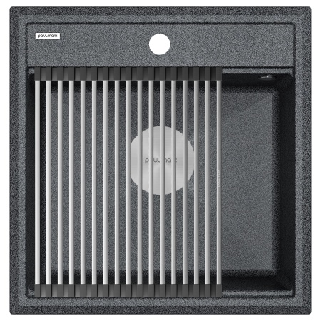 Мойка STEPIA 50, IT-GRANIT, PM115051-DG, графит, 500х510, Paulmark