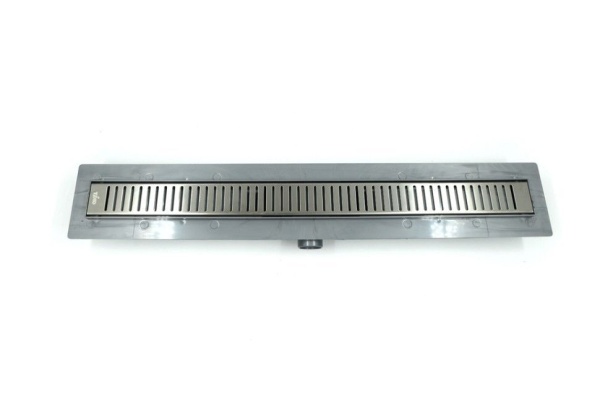Дренажный канал Timo Smart 60см с решеткой STRIP из нержавеющей стали, SM-SG60-LS40(DRY)