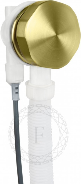 Сифон для ванны полуавтоматический FILARETE FL80 (Матовое золото)