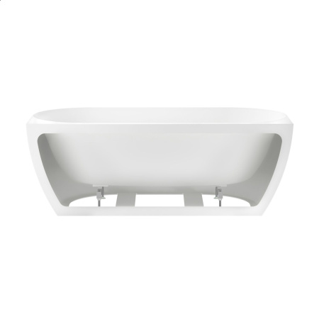 Акриловая ванна в наборе 3 в 1: пристенная ванна, ножки, экран Wellsee Belle Spa 3.0 235901000