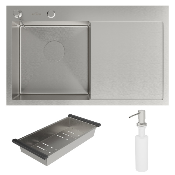 Кухонная мойка Roxen Vespa 78 левосторонняя