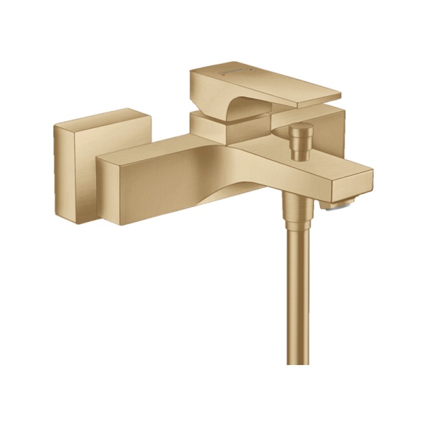 Hansgrohe Metropol Смеситель для ванны однорычажный внешнего монтажа с рычажной рукояткой белый матовый 32540700