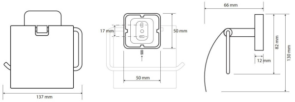 Держатель туалетной бумаги Bemeta Tasi 154112012