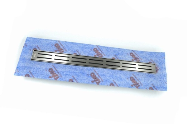 Дренажный канал Timo Smart Plus 60см с решеткой DOUBLE GAP из нержавеющей стали, SMP-DGG60-LS40(DRY)