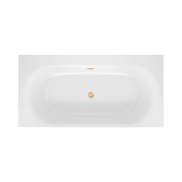 Акриловая ванна в наборе 4 в 1: встраиваемая ванна, слив-перелив, ножки, подголовник Wellsee Dream For More 20216820R