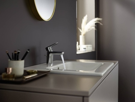 Hansgrohe Vernis Blend Смеситель для раковины однорычажный 70 со сливным гарнитуром хром 71550000