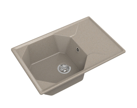 Кухонная мойка GranFest UNIQUE U-740L песочный