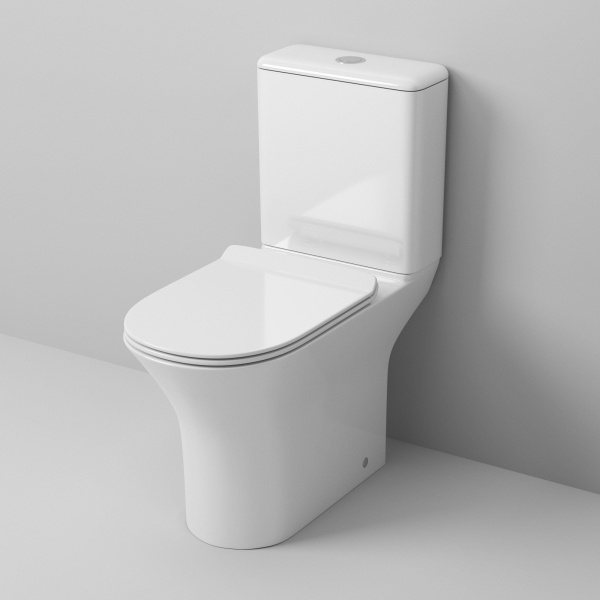 Унитаз Grossman GR-4443S (640х350х830) напольный безободковый с тонкой крышкой