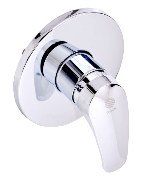 Встраиваемый смеситель с гигиеническим душем, OL01888cr, хром