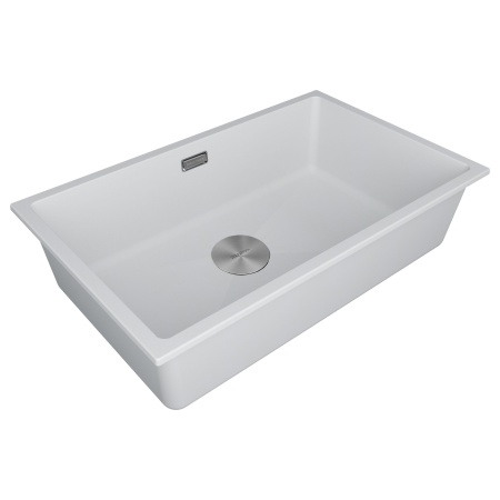 Мойка LUMI 74UNI, IT-GRANIT, LU74-WH, белый, 740х460, Paulmark