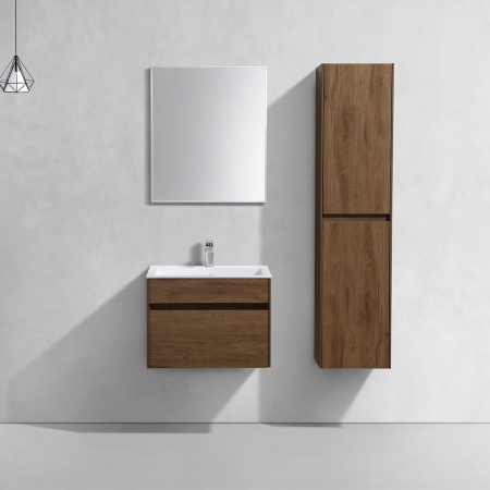 Тумба под раковину Vincea Chiara 600 подвесная, 1 выкатной ящик soft-close, T.Oak