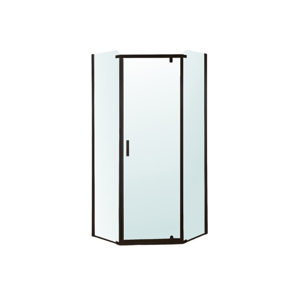 Душевой уголок BERGES SOLO T Black 900х900