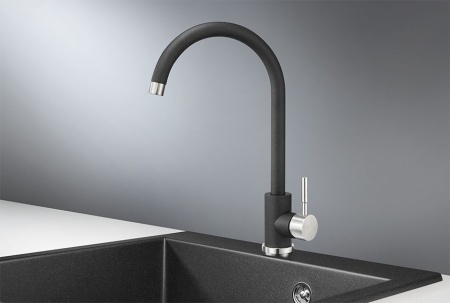 Смеситель для кухни Granula Standart ST-4031 чёрный