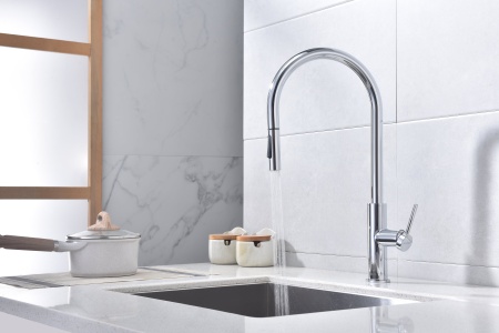 Смеситель для кухни SENSO, хром, Se215180-CR, Paulmark
