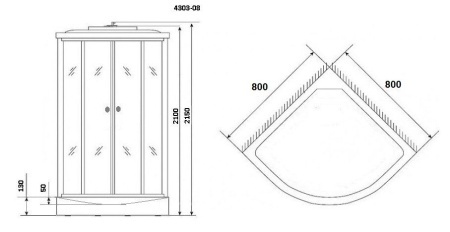 Душевая кабина Niagara Eco NG 4303-14