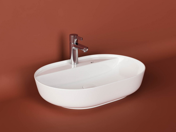 Умывальник Ceramicanova накладной MODO 610x450x135мм, с плоскостью под смеситель