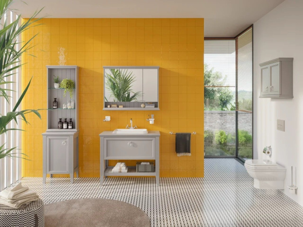 Зеркало-шкаф VitrA Valarte 78 62232 серый матовый