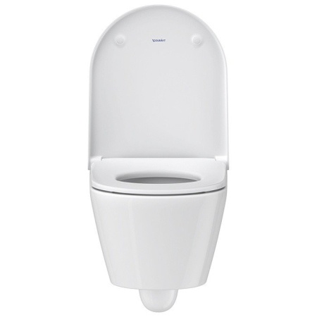 Duravit D-Neo Унитаз подвесной 37x54 см, безободковый, в комплекте с сиденьем, цвет: белый 45770900A1 (2577090000+0021690000)