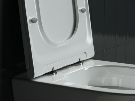 Комплект Унитаз подвесной Ceramicanova Forma CN3011 с микролифтом + Инсталляция STWORKI + Кнопка Хельсинки 500473 хром матовая