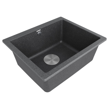 Мойка GERA 60, IT-GRANIT, PM205546-DG, графит, 555х460, подст. мон. Paulmark