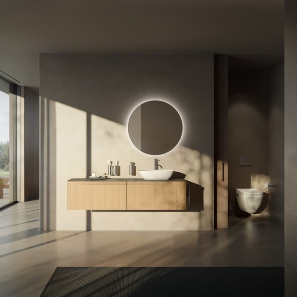 Laufen INEO SUNRISE Клавиша смыва, цвет: хром матовый 9.0011.2.007.000.1