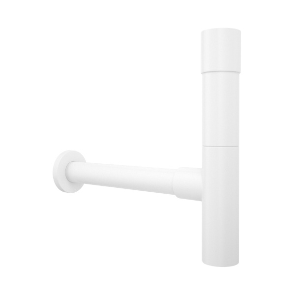 Раковина для ванной Wellsee Calin 201000990 в наборе 3 в 1: овальная раковина белого глянцевого цвета, сифон, донный клапан в цвете матовый белый