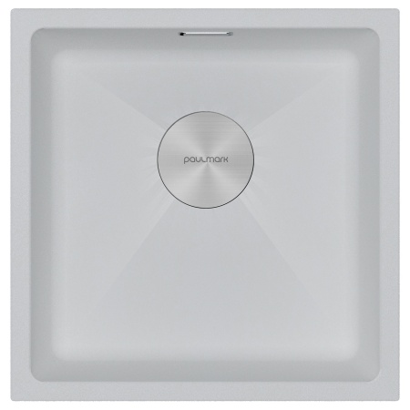 Мойка LUMI 45UNI, IT-GRANIT, LU45-WH, белый, 455х460, Paulmark