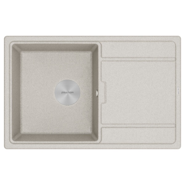 Мойка FLUGEN 50-780, IT-GRANIT, PM217850-GR, серый, 780х500 мм, Paulmark
