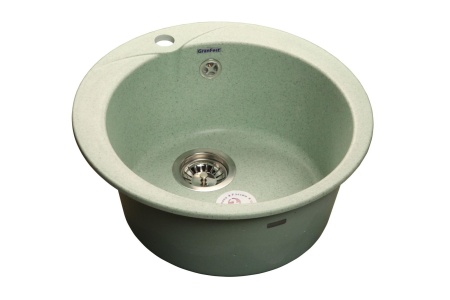 Кухонная мойка GranFest RONDO R-480 салатовый