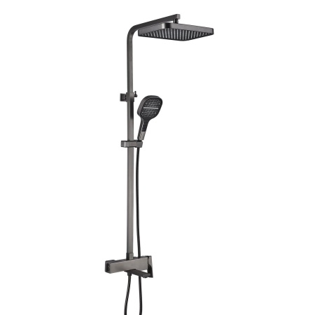 Душевая система Rose R1056T, оружейная сталь