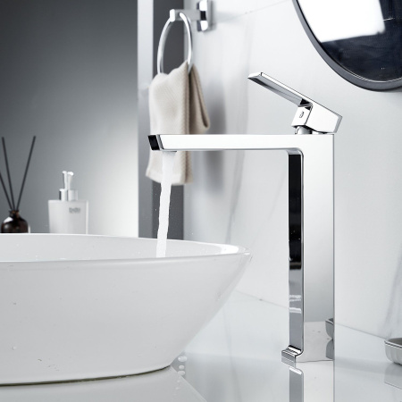 Смеситель для раковины высокий Rose R18 R1811-1, хром