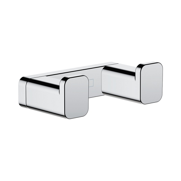 Hansgrohe AddStoris Двойной крючок для полотенец белый матовый 41755700