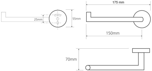 Держатель туалетной бумаги Bemeta Omega 104212032L