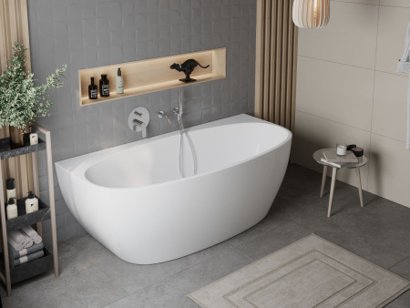 Акриловая ванна без перелива BELBAGNO BB83-1700-W0