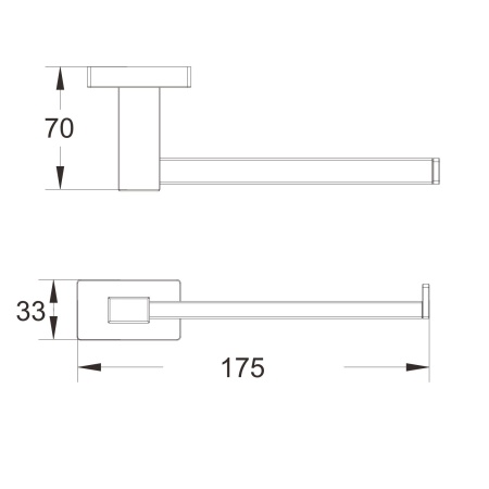 Держатель для туалетной бумаги Shevanik SG5615C, белый
