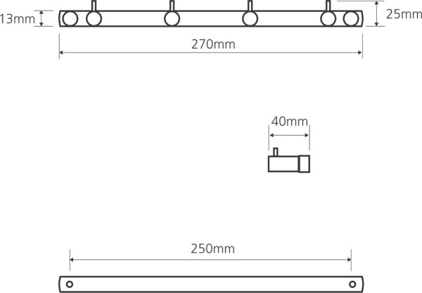 Крючок для полотенец Bemeta Omega 104606102