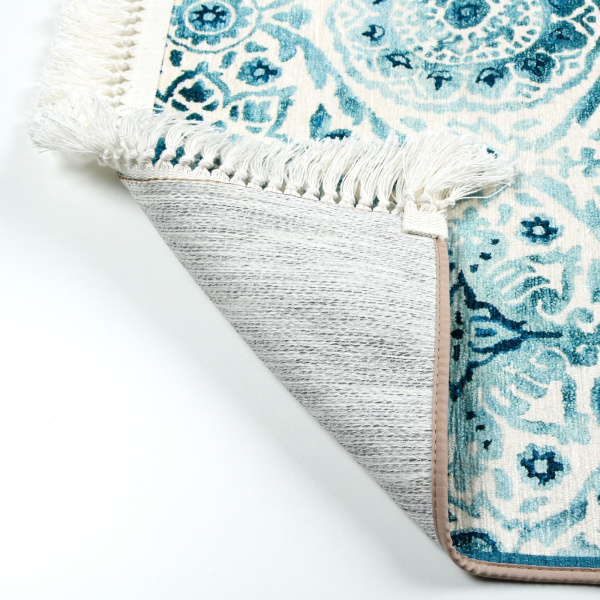 Коврик для ванной 1-ый Fixsen VINTAGE, FX-7000T, бирюзовый, 70х80 см