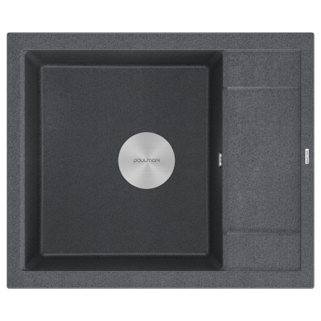 Мойка FLUGEN 50-600, IT-GRANIT, PM216050-DG, графит, 600х500 мм, Paulmark