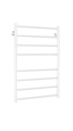 Полотенцесушитель водяной Stinox Toscana 500x800, нижнее подключение, белый матовый, 1" НР (наружная резьба), 8 перекладин
