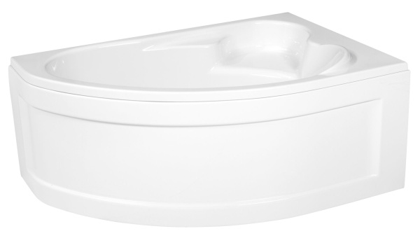 Ванна асимметричная Cersanit KALIOPE 153x100 правая белый, 63442