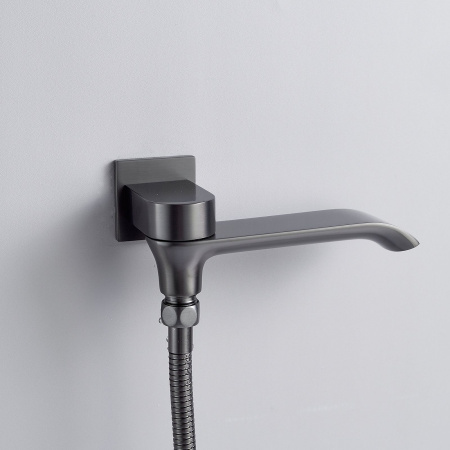 Душевая система встраиваемая Shevanik S4135T, оружейная сталь