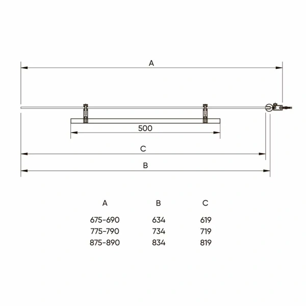 Шторка на ванну Veconi Palau PL-79GR, 900x1500, графит брашинг, стекло прозрачное
