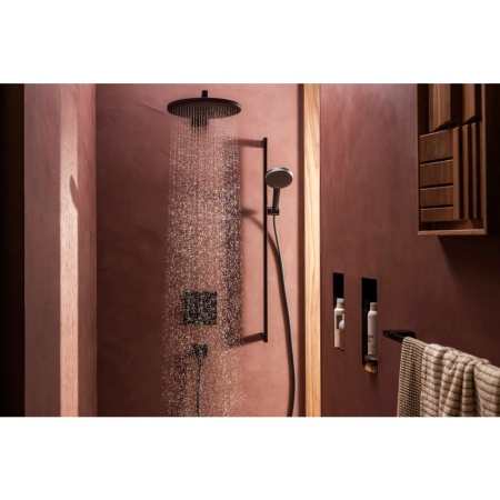 Душевой гарнитур Hansgrohe Raindance Alive Select S 24601670 черный матовый 24601670