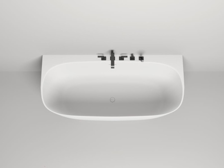 Ванна пристенная  Salini SOFIA WALL 180x85 покраска по RAL полностью, S-Stone, матовый 102523MF