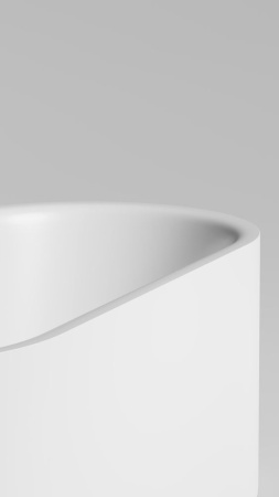 Ванна отдельностоящая Salini PERLA 170x80, S-Stone, матовый белый 1049201M