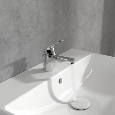 Смеситель для раковины Villeroy & Boch O.novo Start с донным клапаном TVW10514111061